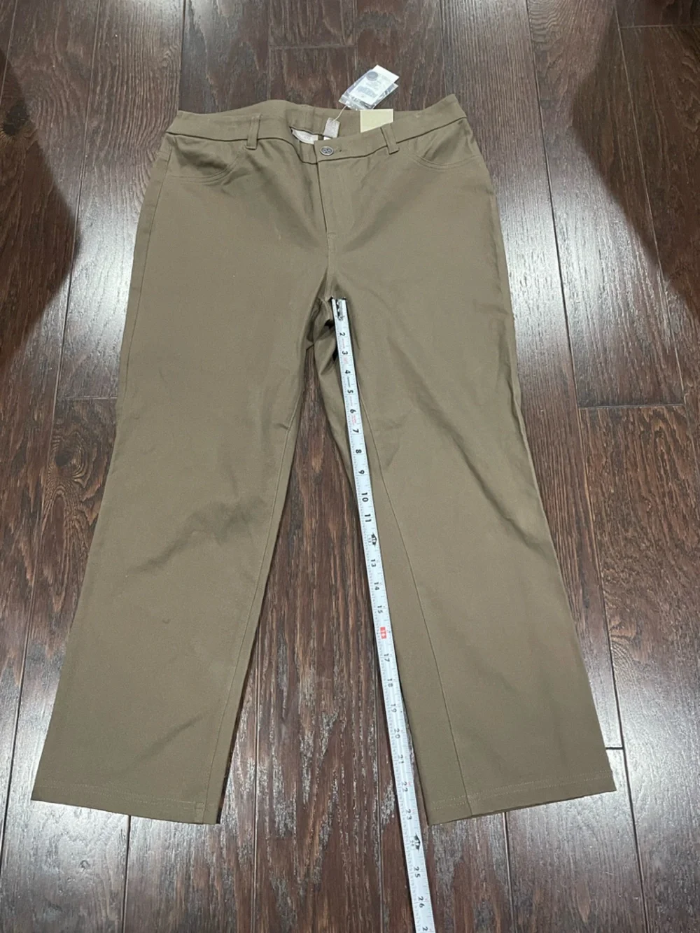 Chicos Capital Stretch Alberta Cropped Pant Cairo Size 10 (1.5) NEW